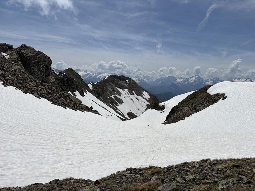 La Grande Roche vu du col 2459 La Grande Roche vu du col 2459